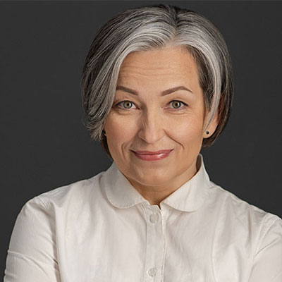 Beautiful grey hair colour by Total Look, Monmouth